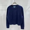 Tasarımcı Sweater Kadın Sweaters Erkekler Tasarımcılar Sweater Sweats Jumper Knits Sonbahar Kış Nakış Örgü Örgü Üstleri Jumper Giyim Külot Kat