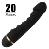 Vibratoren 20 Modi Vibrator Weicher Silikondildo Realistischer Penis Starker Motor Gspot Klitoris Stimulator Weiblicher Masturbator Erwachsene Sexspielzeug 230802