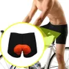 Shorts de ciclismo unissex preto bicicleta sólida cosplay roupa íntima confortável esponja gel 3D bicicleta acolchoada 230802