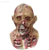 Máscaras de festa Máscara de monstro de terror Bryophyte Bioquímico Mortal Látex Headgear Casa Assombrada Cosplay Traje Terror Props L230803