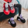 Winter Warm Slipper Cute Home Unisex One Size Sneakers Men House Floor Cotton Shoes Woman EU 35-44 Plush Sliders 210903