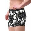 Underpants White Black Art Mandala Deco Cotton Panties Men's Underwear Print Shorts Boxer Briefs