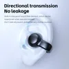 Auricular de conducción ósea con gancho para la oreja Bluetooth 5.3 Reducción inteligente de ruido sin fugas de sonido Batería de alta capacidad Larga duración, cómodo de llevar