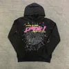 Капюшон Puff Thug Women Hoodie Y2K Дизайнерская веб -толстовка Pink Man Tradeuit Q5NT#