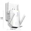 1pc WiFi Extender Internet Signal Booster Up To 6000 Sq.ft, Wireless Repeater Booster, Amplifier With Ethernet Port, 1-Key Setup, Long Range For Home, 35 Devices