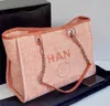 Commuter Designer Deauville Tote Luxury Top Handle Shopping Bags Cc Wallet Crossbody Womens Mens Luxurys Clutch Travel Chain Purse Pochette Shoulder Bag