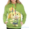 Herren-Kapuzenpullover, Herren-Sweatshirt für Damen, lustiger Isabelle (Super Smash Bros Ultimate)-Druck, lässiger Kapuzenpullover, Streatwear