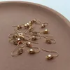 Brincos pendentes 10 pares latão gancho lágrima para fazer você mesmo joias feitas à mão