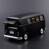 Diecast Model Car 136 T1 busslegering Diecasts Toy Car Modeller Metallfordon Klassiska bussar drar tillbaka samlarobjekt för barn 230802