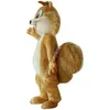 Squirrel Mascot Costume Top Cartoon Anime thème du personnage de thème Carnaval Unisexe Taille de Noël Fête d'anniversaire