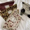 Kosmetiktaschen Retro Punkte Blumen Leopard Tasche Waschen Große Kapazität Leinwand Frauen Reiseveranstalter Beutel Make-Up Aufbewahrung