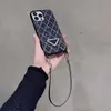 Diamond Phone Case IPhone 14 Luxury Designer Housse de sac à main pour IPhone 14 Pro Max 13 12 11 Xs 7 8 Femmes Hommes