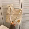 Bolsas de ombro grande capacidade tecido moda gentil temperamento palha tecido cachecol bolsa de ombro 2023 verão nova bolsa de axila bolsas elegantesbolsas de mãoloja