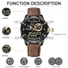 Armbandsur Naviforce Digital Men Military Watch Waterproof Armwatch LED Quartz Clock Sport Male Big Watches Relogios Masculino 230802