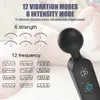 Wibratory Wibratory Wibratory AV Magiczna różdżka dla kobiet stymulator łechtaczki 72 Częstotliwość silna masażer motoryczna zabawki seksualne dla dorosłych 230803