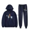 Herrspåriga Beyonce 2023 Renaissance World Tour Merch Hoodie Jogger Pants Two Piece Set Sweatshirts+Sweatpants Men Women's Set J230803