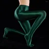 Active Pants 2023 Glossy Seamless Sexy Tight Leggings Yoga Women Glitter High Waist Sports Dance Workout Gym Exercise Fitness Trousers