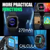 H30 Smart Watch Men Women 1,9 tum Bluetooth Call Waterproof Outdoor Sports Fitness Tracker Monitor Smartwatch för iOS Android