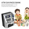 Nouveauté Jeux Tirelire Électronique Automatique Mini Coffre-fort Pièces Économiser De L'argent Tirelire Mot De Passe Compteur Code Serrure À Clé Tirelire ATM Enfant Cadeau 230803