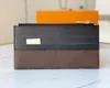 Kreditkortshållare Womens Designer Plånbok Thin Clutch Purse Money Clip Zippy Card Holders äkta Leather Woman Mens Multi-Card slot plånböcker med originallåda