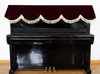 Copertura antipolvere Copertura antipolvere per pianoforte Copertura mezza Sgabello Pleuche Tessuto per la casa a prova di polvere Copertura in tessuto di velluto dorato Accessori per pianoforte Copertura per pianoforte spessa R230803