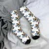 Herrstrumpor snowboarding tvättbjörn tvättbjörnar älskar unisex vinter cykling lycklig gatastil galen socka