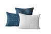 Conjunto de cama Mainstays Navy Plaid 10 peças cama em uma bolsa conjunto de edredom com lençóis Queen 230802