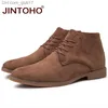 Bottes Jintoho mode bout pointu bottes en cuir pas cher bottes d'hiver pour hommes 2019 bottes d'hiver pour hommes Z230803