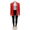 Women Fashion Jacket Woman Bead Rhinestone Cardigan Sparkly Casual Office Work Blazer Autumn and Winter Long Sleeve Coat