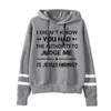 Moletons com capuz feminino You Had Judge Me Graphics Feminino Harajuku Slogan Moletom Retrô Cotação Oversized Streetwear Feminino 230802