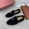 LORO PIANAA LORO PIANO LP SAPO BRITÂNICO SLIP-ON 2023 NOVO ESTILO DE ESTILO CASUAL ON MODORES TASEL LOCKLE FUNHLE Sapatos