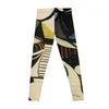 Aktywne spodnie Refleksje Streszczenie legginsów trensy Shorts Legging Sexy Woman Joggers for Women Girls