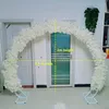 Dekoracja imprezy Wedding Tacdrop ​​Siteout Layout Cherry Blossom Arch Door sztuczny kwiat z półką na baby shower propon