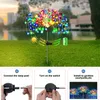 Tuindecoraties Solar LED Vuurwerk Fairy Lights Outdoor Tuin Decoratie Gazon Pathway Lights Voor Patio Yard Party Kerst Bruiloft Decor 230802