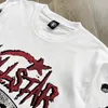 Herr tshirts hellstar tshirt Classic Flame Letter Print Hellstar High Quality Long Sleeve T Shirt Men Women 230803