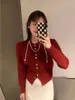 Women's Knits 2023 Chic Korean Fashion Sweaters Star Button Knitted Cardigans Sweet Elegant Vintage Women Winter Spring Jumpers Tops