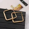 Stud Earrings KINFOLK Korean Drop Geometry For Women Punk Jewelry Vintage Statement Metal Dangle Hanging Earring Accessories