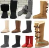 Горячий новый классический дизайн U WGG AUS Women's Snow Boots Высокая и короткая теплый багажник US3-12