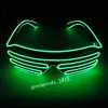 LED clignotant lunettes EL fil brillant fête fournitures éclairage nouveauté cadeau lumière vive Halloween Festival DecorZZ