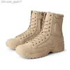 Stivali New Sports Army Stivali tattici da combattimento da uomo Escursionismo all'aperto Desert Leather Stivaletti Scarpe da combattimento da uomo militare Botas Hombre2021 Z230803