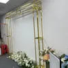 パーティーデコレーションファッションパビリオンウェルカムサッシレーススタンド屋外芝生の花アーチウェディングバックドロップ花列ガーランドバナーフラグラック