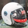 ヘルメットバイクヘルメット風プルーフ3/4オープンフェイスハーフヘルメットオートサイクルカッケテ電気バイク自転車ライディングセーフティヘッドピースABS D