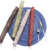 Esteiras de mesa de tecido de linho nórdico antiderrapante jogo americano redondo de fio de algodão almofadas para copos coloridas