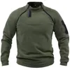 Chaquetas para hombres Chaqueta de lana polar táctica para exteriores para hombres de EE. UU. Ropa de caza Cremalleras cálidas Jersey para hombres Abrigo a prueba de viento Ropa interior térmica para caminatas 230802