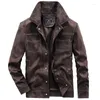 Männer Jacken Männer Casual Dünne Jacke Frühling Herbst Einfarbig Stehen Bomber Mantel Cord Outwear Mode Zipper Slim