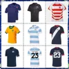 Magliette Outdoor ARGENTINA RUGBY Home Jersey Shirt Giappone Francia 2024 SCOZIA AUSTRALIAN RUGBY JERSEYS Nome e numero personalizzati 230803