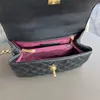 デザイナーバッグの女性キャビアショルダーバッグチェーン豪華なハンドバッグクラッチフラップトートトートバッグウォレットストライプクラシックフラップチャンサッチェル財布