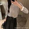 Women's Two Piece Pants DesignerPrinting Venue Leisure Long Sleeve T- Waistpack Pleated Skirt Set for Age Reducing Fashion ELEH