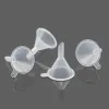 31mm*39mm Mini Plastic Funnel Filling Tool For Liquid Oil Essence Perfume Small Transparent Dispensing PP Funnels LX4928 LL