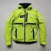 Motorradbekleidung Neu eingetroffene Off-Road-Enduro-Jacke 2-in-One-Jacke mit abnehmbarem Ärmel-Hoodie x0803